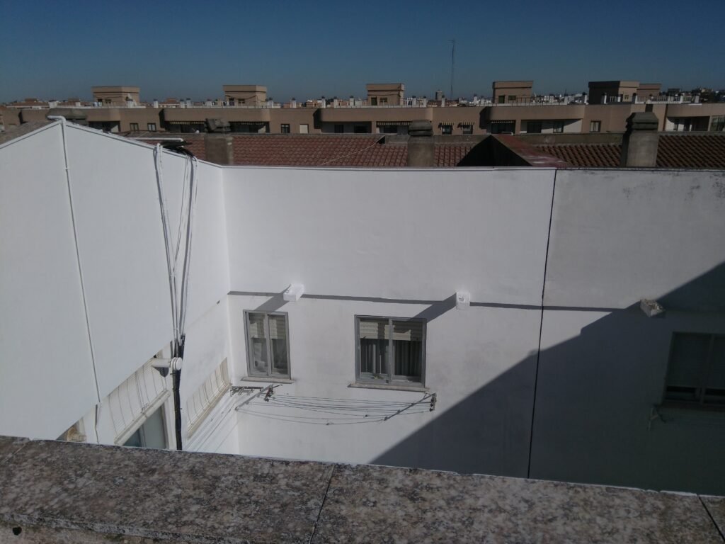 Trabajos verticales sin andamios en Badajoz - Pintores Mangas